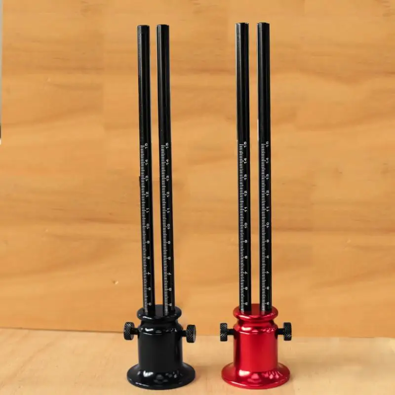 Dual Head Wheel Marking Gauge – Durable Aluminum Woodworking Scriber Ruler with Metric and Inch Scale