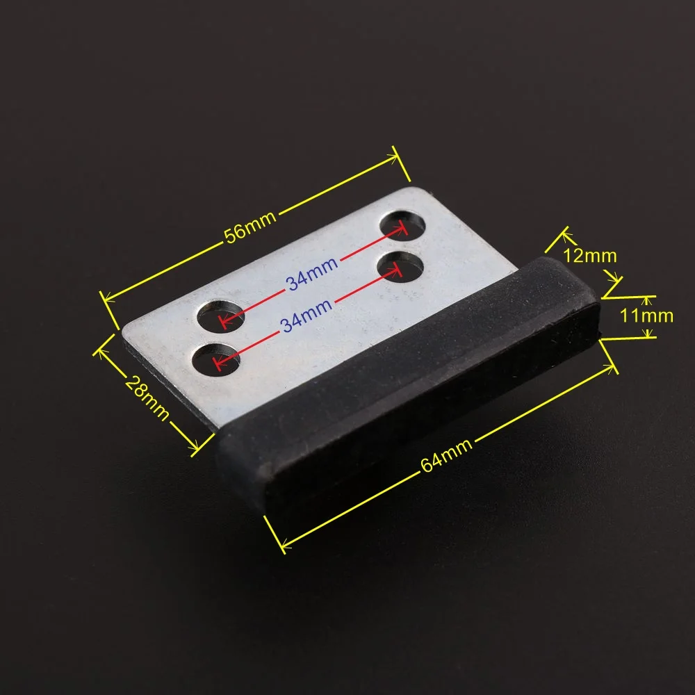 Elevator Parts 1pcs Applicable to mitsubishi elevator Door slider Landing door foot Elevator car door hall Rubber material Teflon material elevator parts