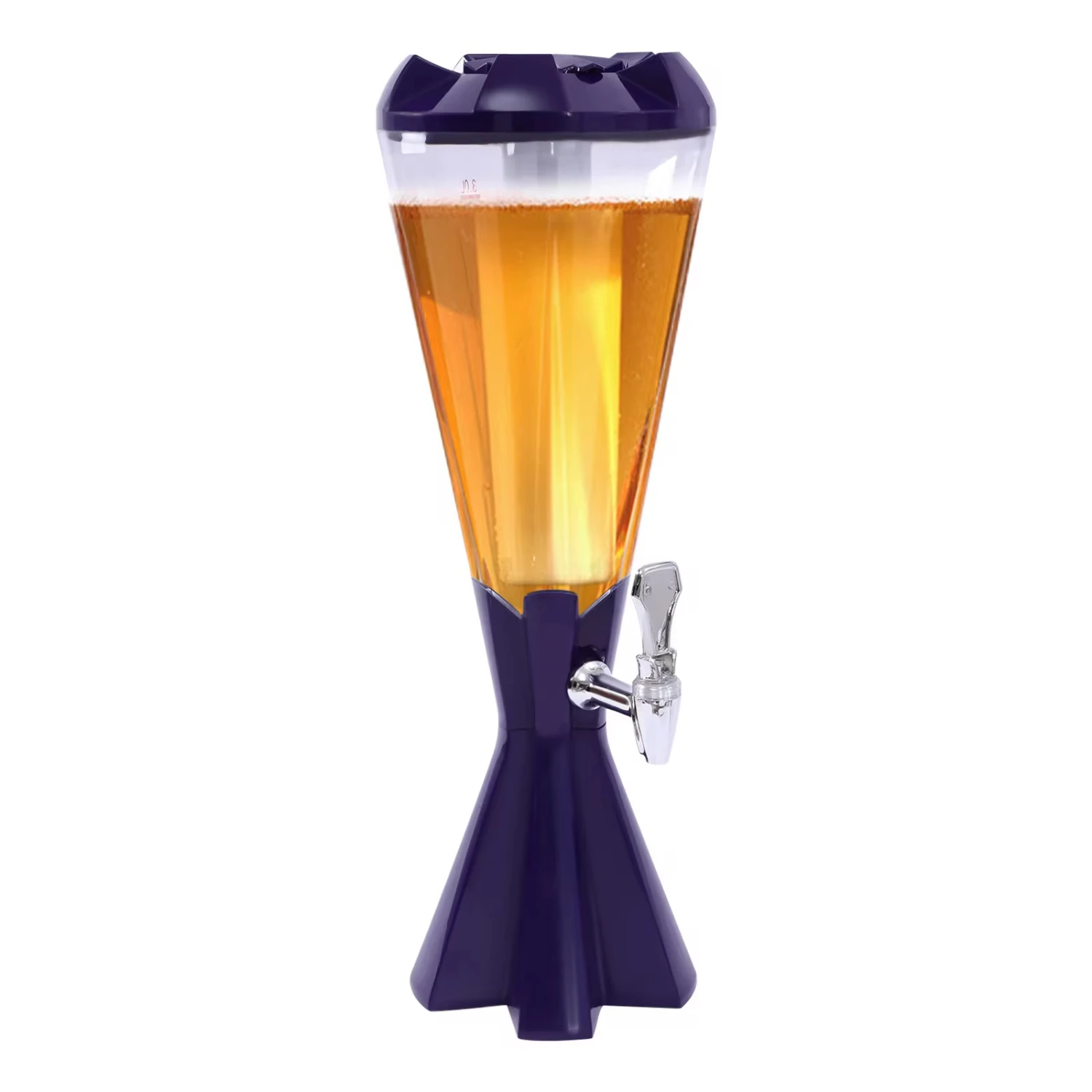 Beer Tower Dispenser 3L Drink Beverage Dispenser Tools & Accessories With Individual Ice Tube