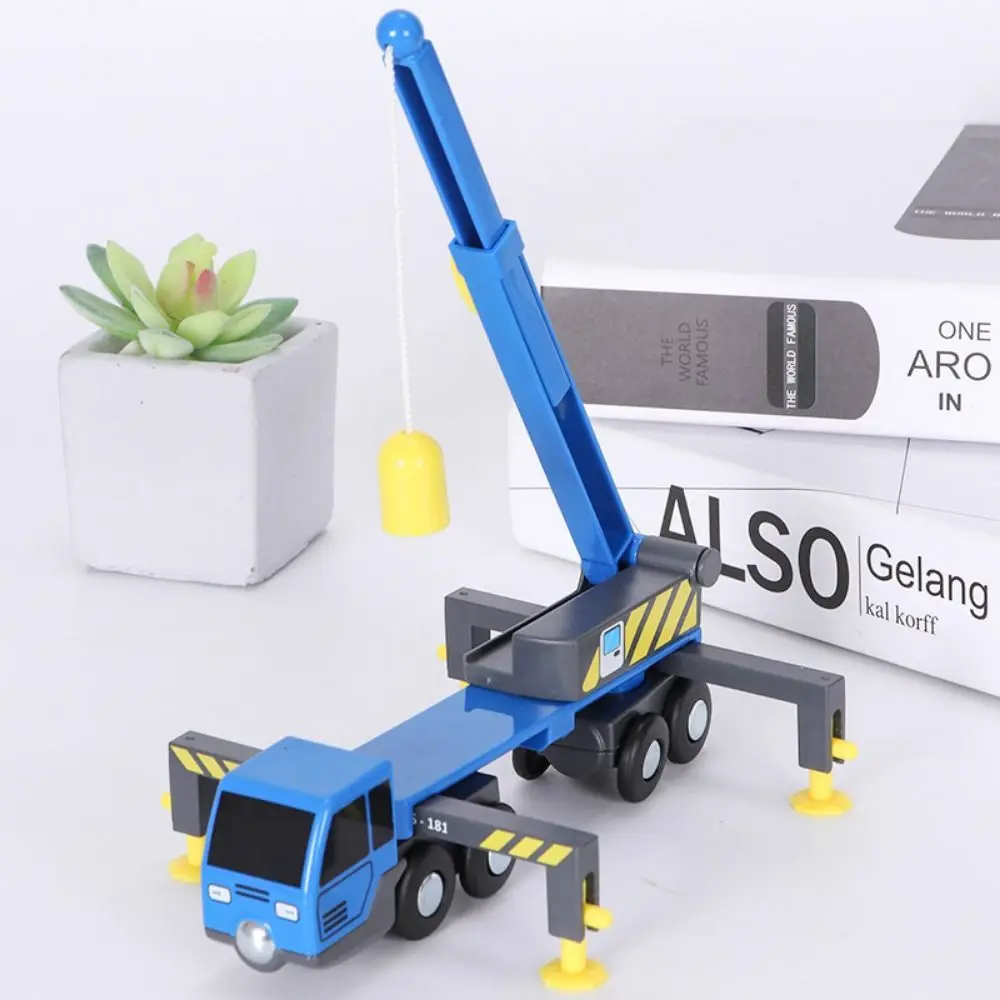 Home Decor Diecast Engineering Vehicle Excavator Truck  Engineering Car Model Inertial Sliding Mini Crane