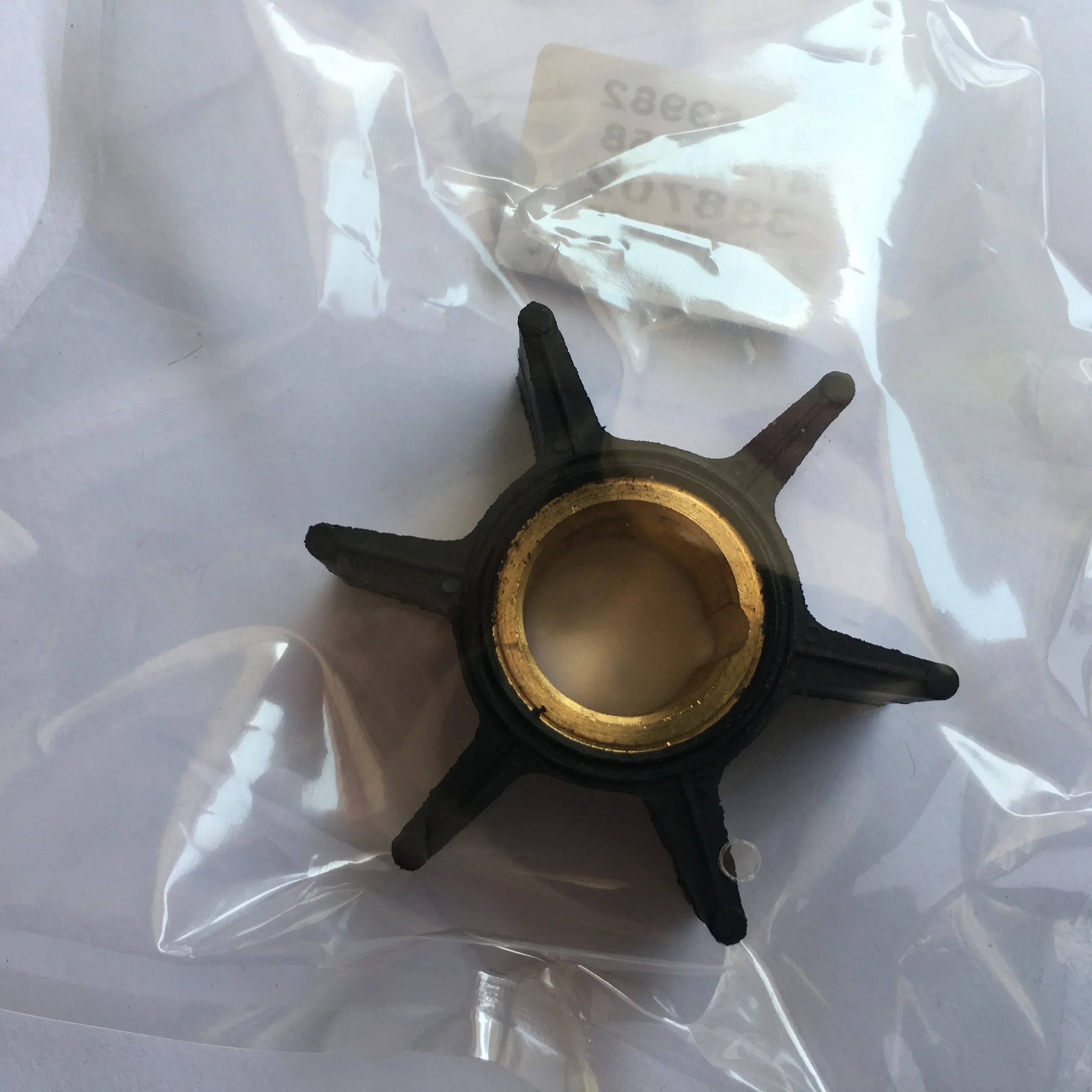 선외 엔진 워터 임펠러, 머큐리 20HP 보트 모터 펌프용, 47-89982, 47-65958, 18-3052