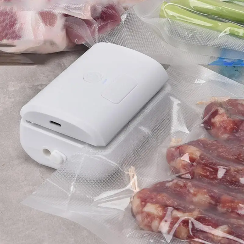 

Portable Vacuum Sealer Rechargeable Handheld Vacuum Bag Sealer Freeze Dried Candies Chips Bags Sealing Machine For Food Snacks