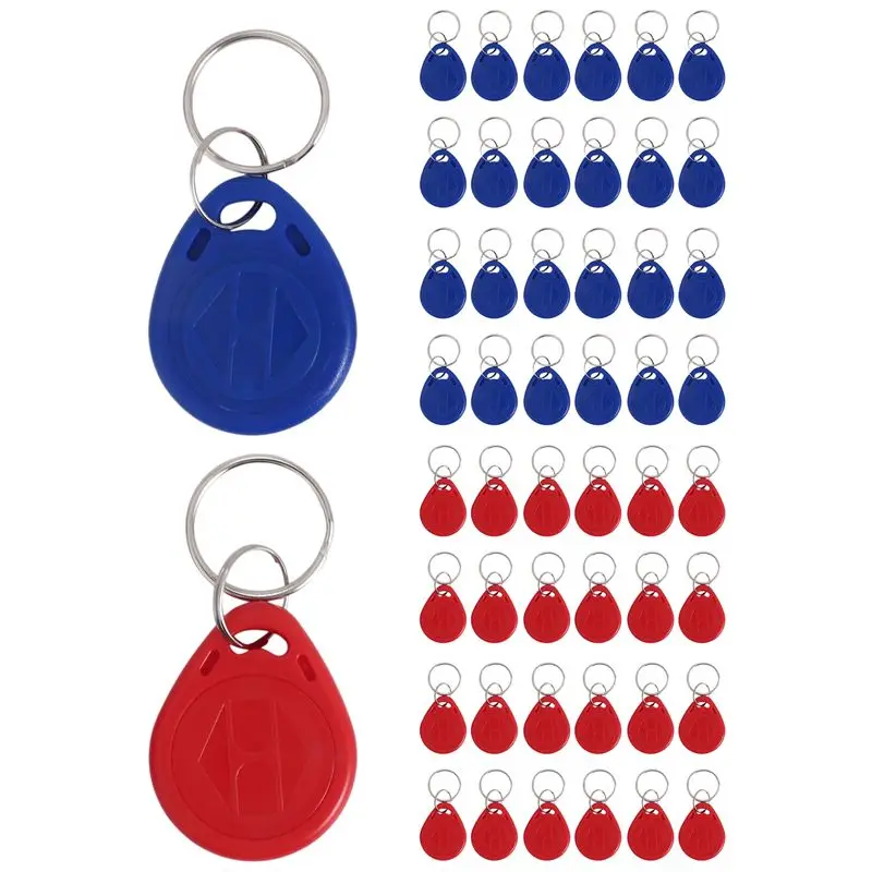 50Pcs 125 Khz 근접 ID 카드 RFID Keyfob 액세스 제어 키 도어 출입 액세스 제어 시스템 TK4100-[A22I Store]