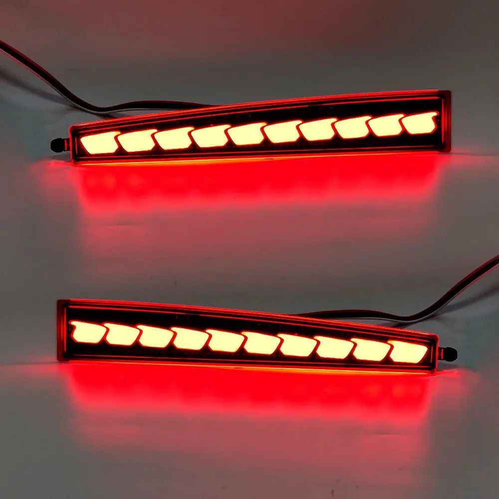 For Toyota BEZZA 2016 2Pcs Car Rear Bumper Light Reflector Driving Brake Lights Dynamic Turn Signal Rear Fog Lamp Accessories detail image 13