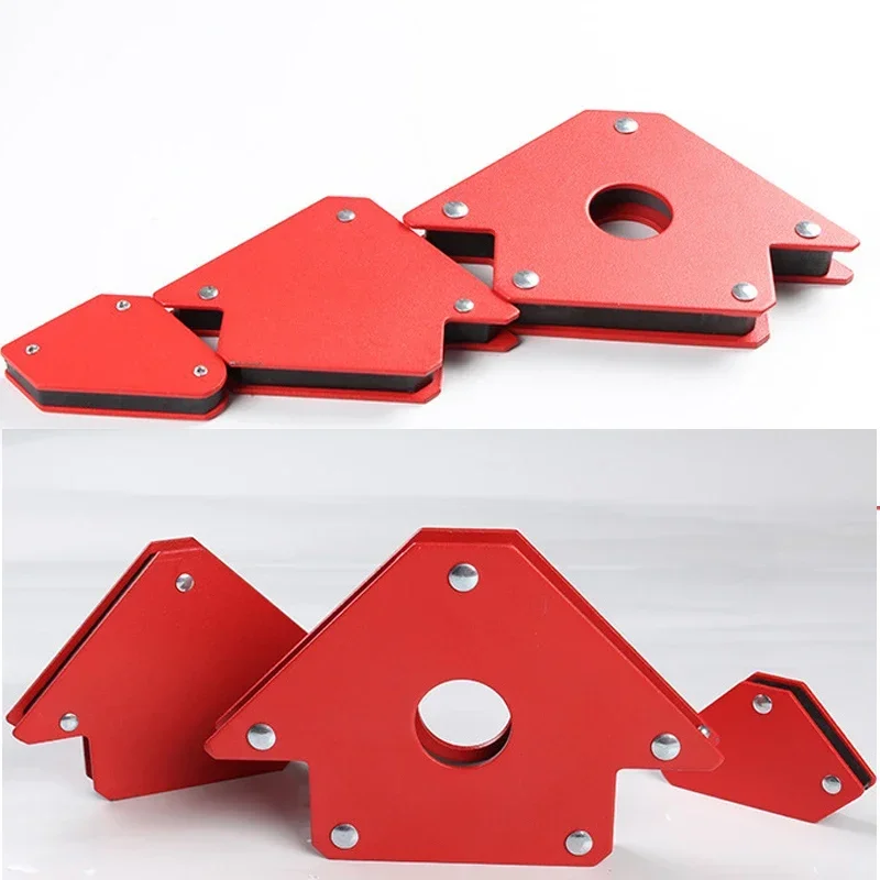 1 Pcs 25 25lbs Welding Magnetic Holder Strong Magnet Angle Arrow Soldering Locator Magnet Welding Square Welded Holder