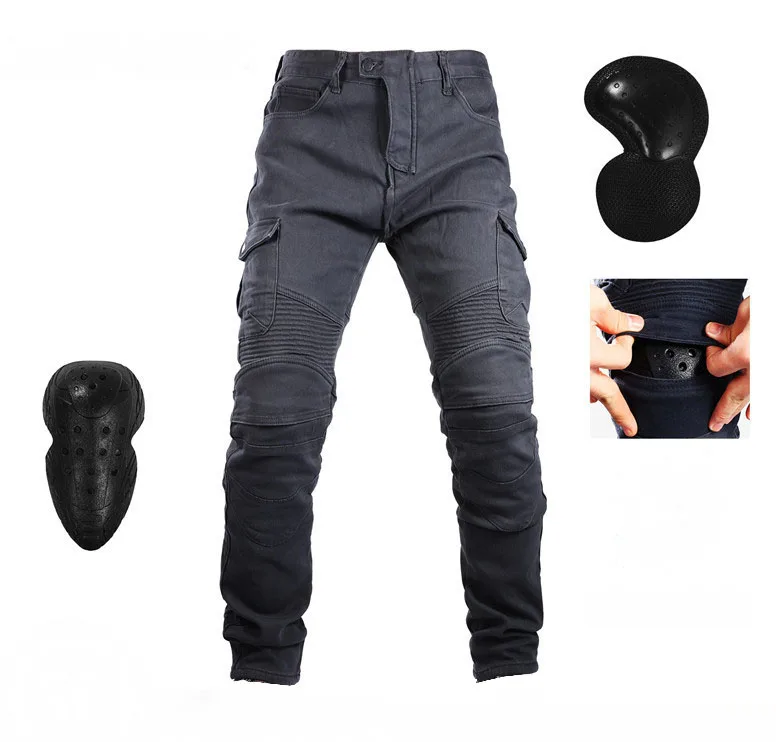 UGB06MotorcycleJeansmotorcyclesandScooterfallproofwindproofstretchslimfitoveralls