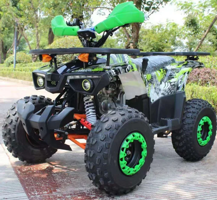 Chinese Gasoline Adult 125cc ATV Quad  2 Stroke Four Wheeler Large Moto 150cc Atv  Off Road Quadricycle Atv gasoline motorcycles 125cc kick and electric start off road dirt bike adult 4 stroke big wheel dirt bike for sell