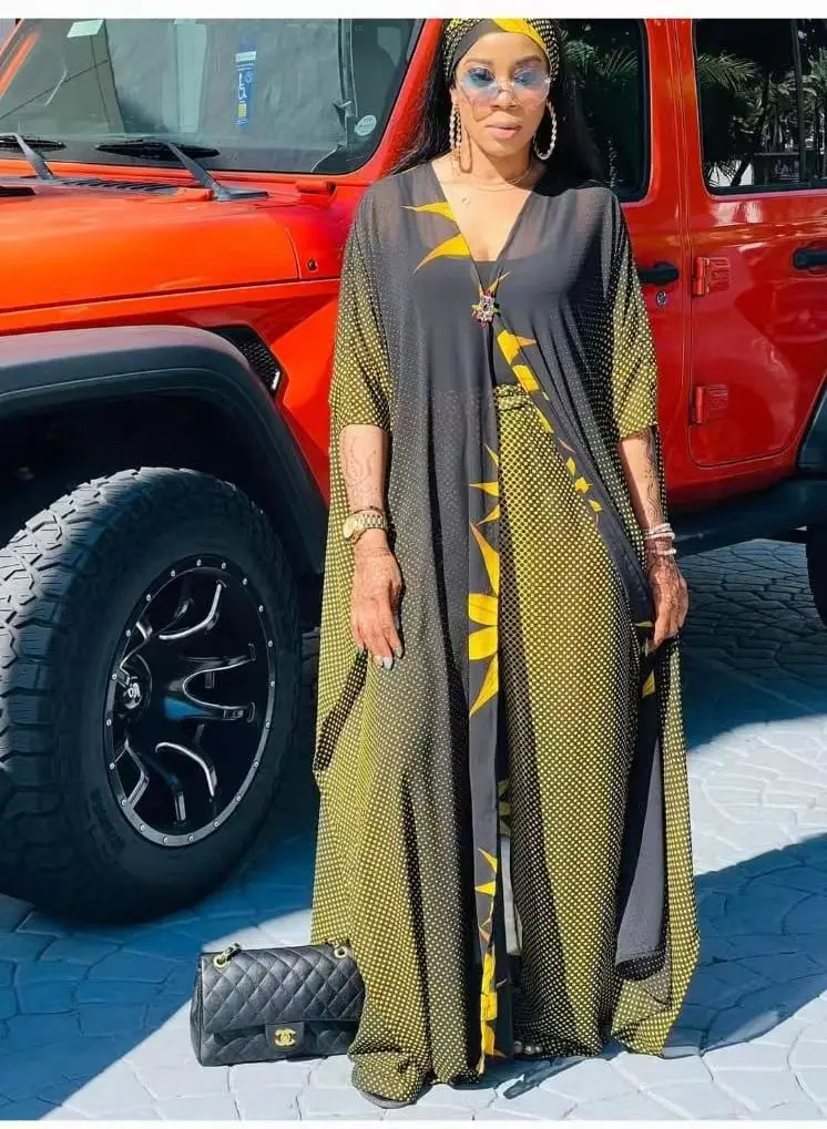 Two Piece Set Dashiki Summer African Clothes For Women 2022 Fashion Long  Dress Sets Pants Suits Outfits Party Dresses Big Size