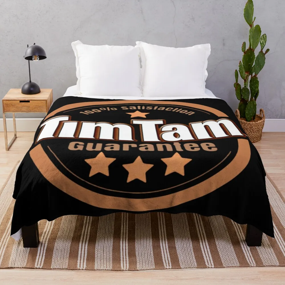 

Tim Tam Shirt Throw Blanket Sofa Blanket Picnic Blanket