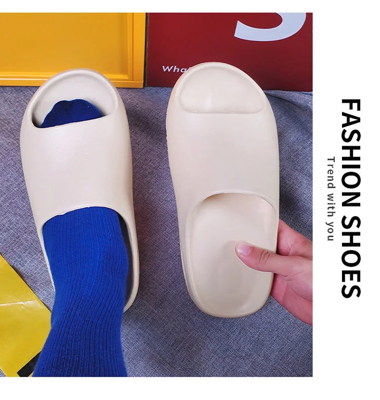 Unisex Thick Platform Modern Beach Slides - true deals club