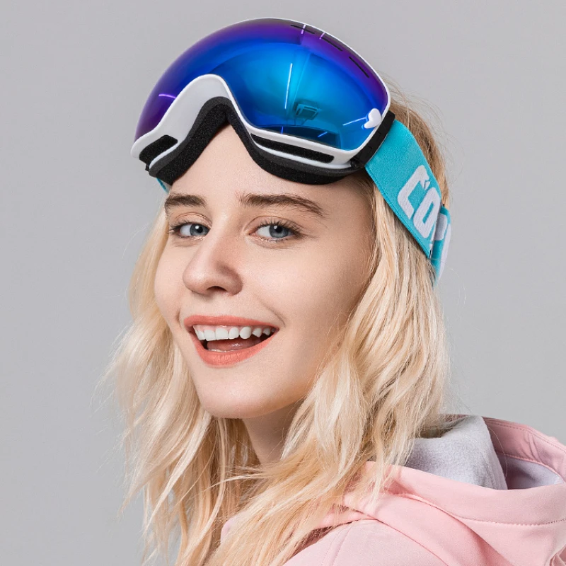 High Light Transmittance UV 400 Skiing Eyewear Interchangeable