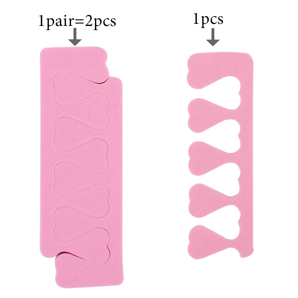 Toe separators toe spreader finger toe separator 50/100Pcs Finger Separator Feet Toes Spreaders Spacer Toe Divider Manicure Paint Nails Soft Sponge Gel Polish Pedicure Supplies