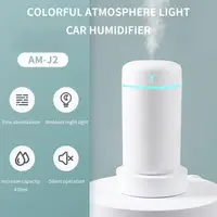 1 PCS Portable 420ml Air Humidifier Aromatherapy Humidificador For Home Car USB Sprayer With LED Color Night Lamp Purifier 1