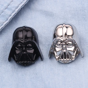 Movie Star War Peripheral Brooch Jewelry Stormtrooper Darth Vader Simple Button Badge for Backpack Clothings Pins Accessories 3