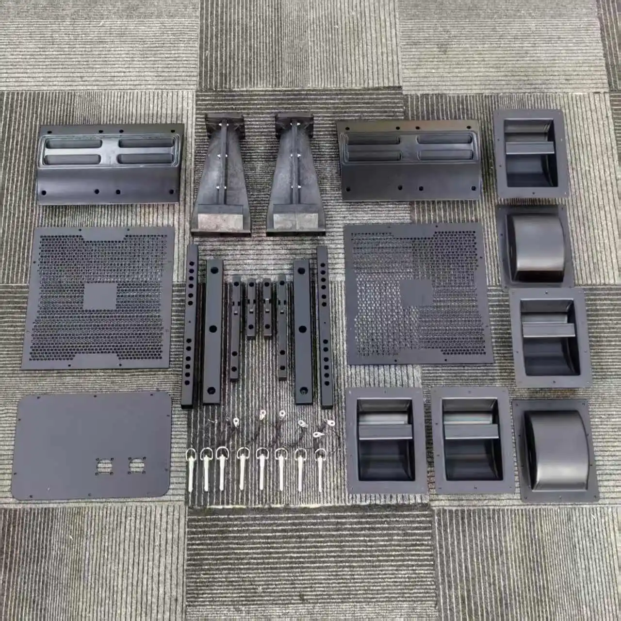 MW Audio V4888 Rigging Kit, 12" 3-Wege Line Array Flyware Hardware, Lautsprecher-Montagehalterung, einstellbares Aufhängungssystem – Detail 9