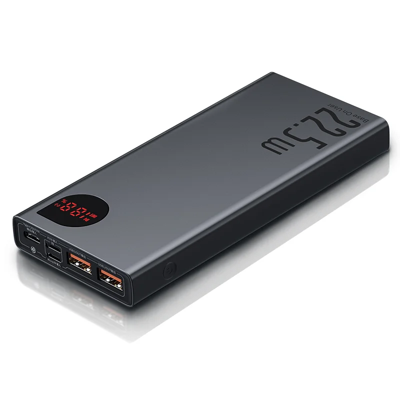 Baseus Power Bank 10000 mAh met 22,5 W PD Snel opladen Powerbank Draagbare batterijlader voor iPhone 16 15 14 13 Pro Max Xiaomi