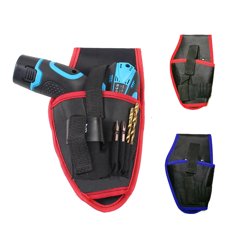 1* Tool Bag Cordless Drill Holster Pouch Bag Electricians Tool Waist Bags Screwdriver Holder Tools Packaging Drill Holder 1pc wooden tool chest