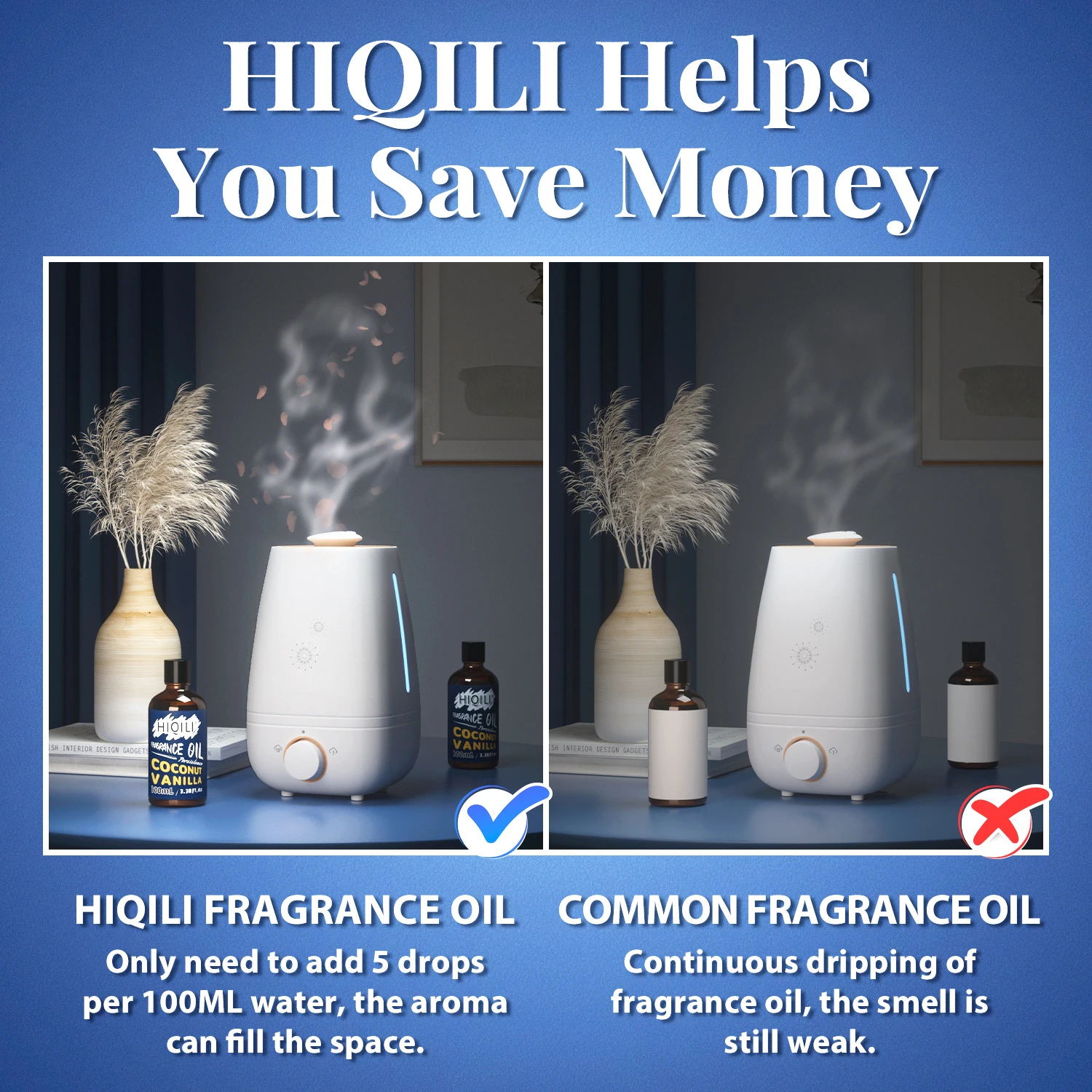 HIQILI 100ML Fragrance Oils -Natural Essential Oil - for Candle