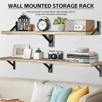 Étagères flottantes pour mur, étagères, étagère murale en bois pour salon, salle de bain, chambre à coucher, cuisine, décoration de la maison 6