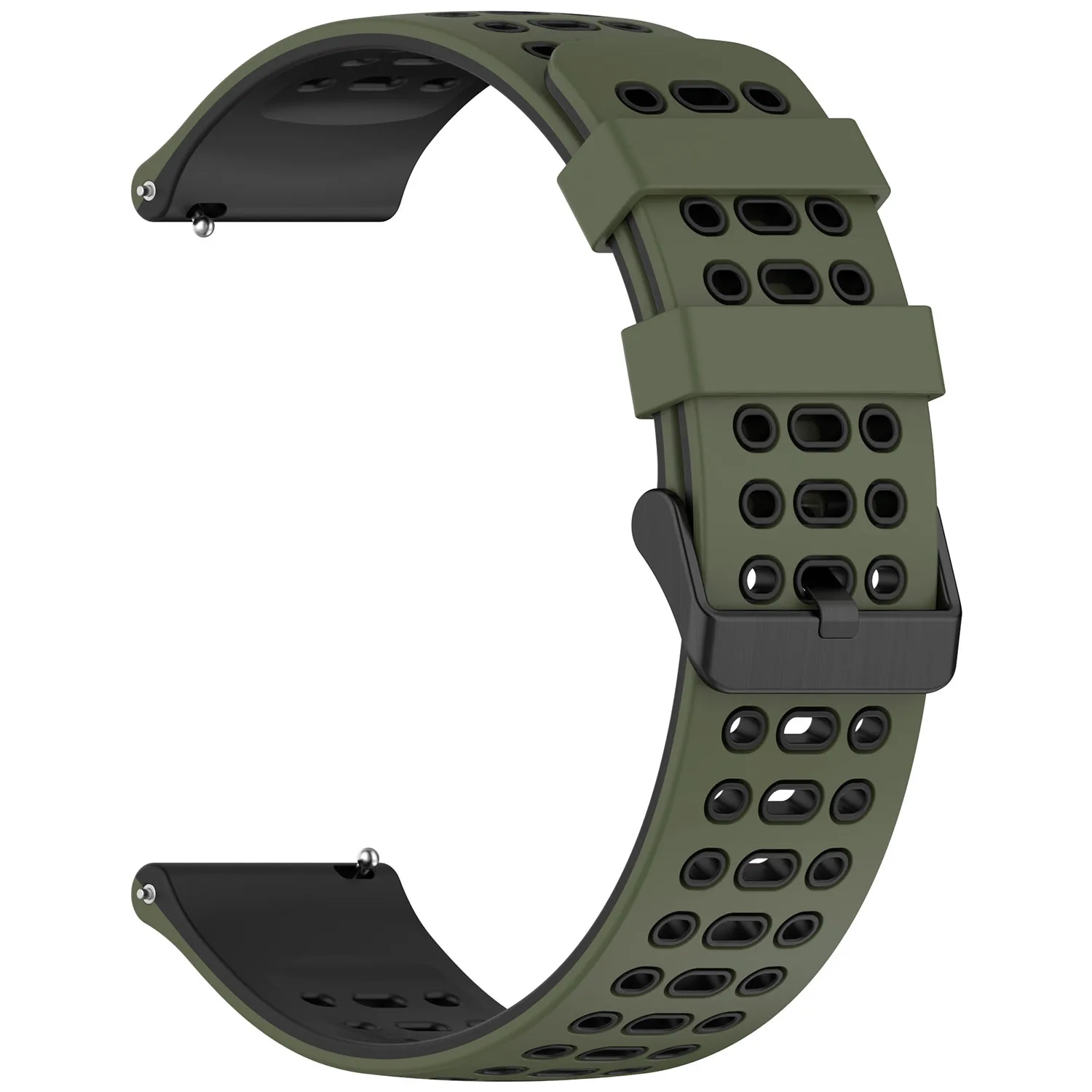 Premium 22mm Silicone Sports Strap - Durable Replacement Band