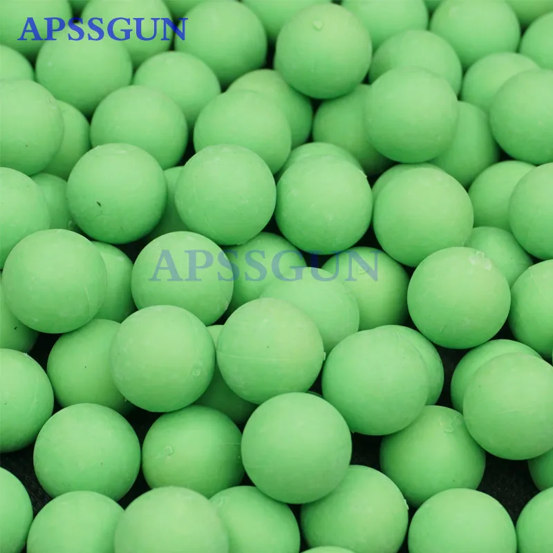0.50 Calibre Reball Paintball Esfera de Borracha Natural sólido para CS ...