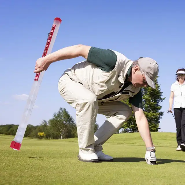 PG M Golf Ball Picker Shag Tube - Plastic with Ball Release Retrievers Collector Grabber Picker Pick Up Golf Supplies 3