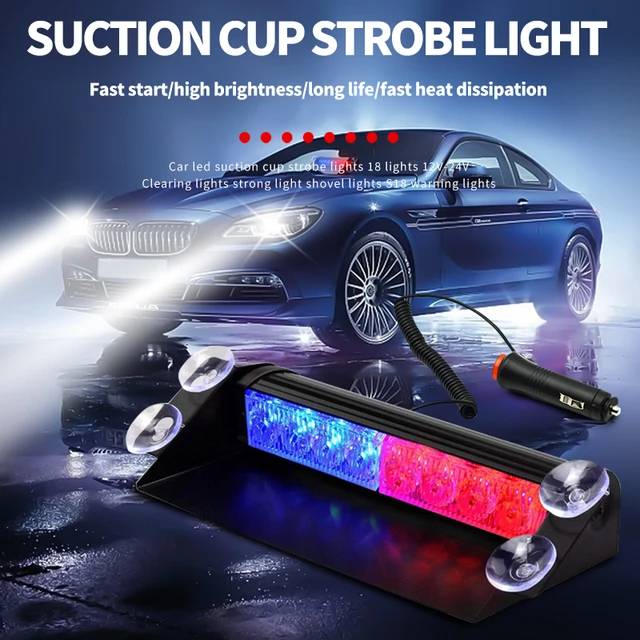 Comprar Luz de advertencia estroboscópica LED para coche, luz