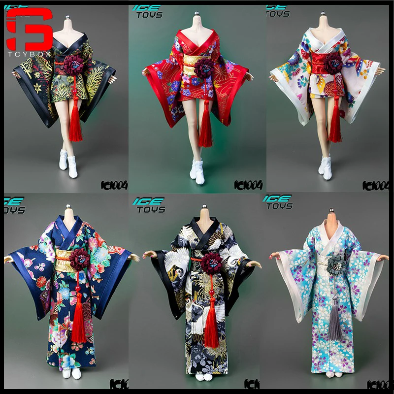 

ICE TOYS IC1004 1/6 Scale Female Printing Kimono Bathrobe Soldier Clothes Model Fit 12-inch Action Figure Body
