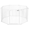 8 Panel Baby Safe Metal Gate Play Yard  Barrier Pet Fence Wall-mount Adjustable 1