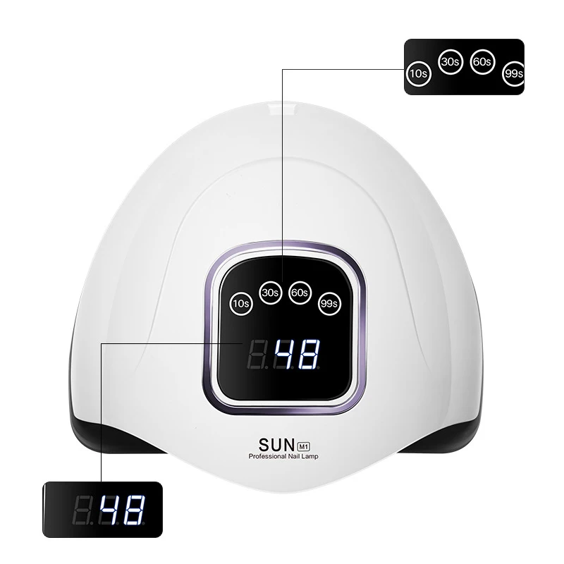 Nail Dryer 64 LED Nail Lamp for Curing All UV Gel Polish &Varnish with Motion Sensing Manicure Pedicure Professional Salon Tool 4