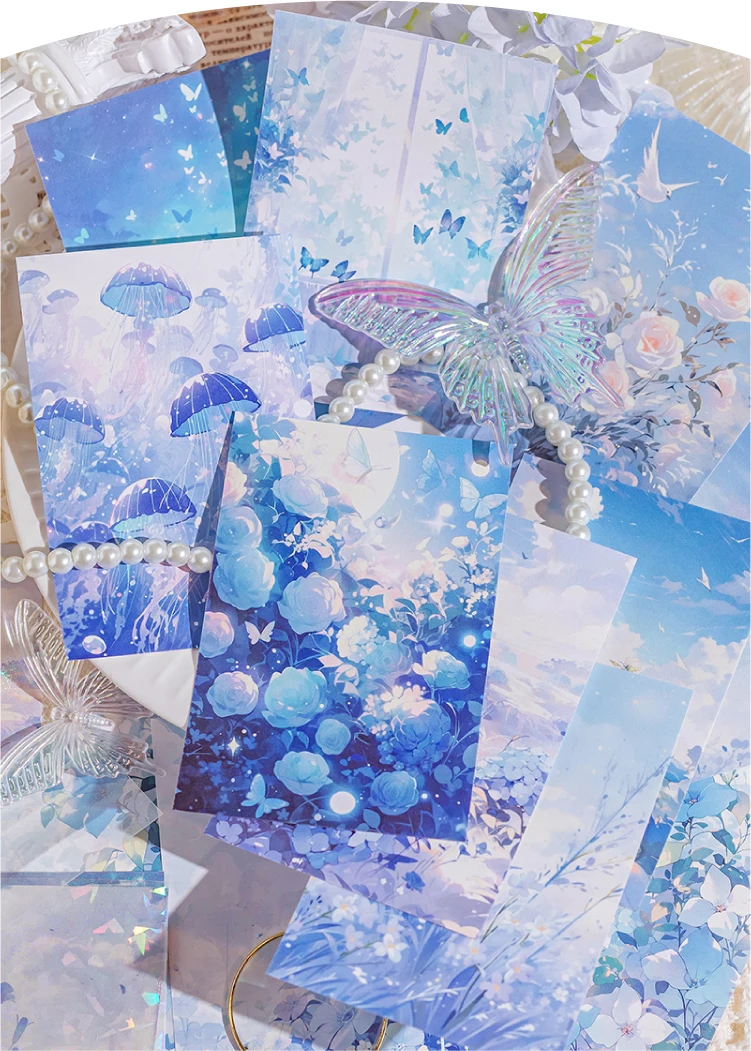 32-teiliges Vintage-Pflanzen-Blumen-Material-Aufkleber-Set, Kreativität, Hintergrundpapier, Diy-Tagebuch, Album, Scrapbooking-Zubehör – Detail 13