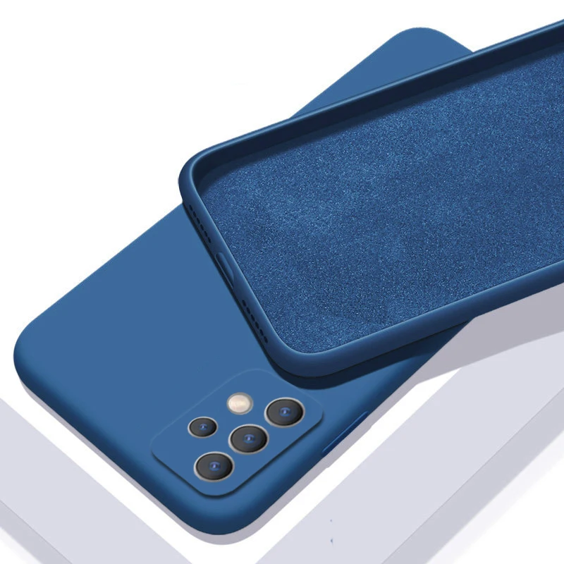 Luxury Original Liquid Silicone Soft Phone Case Cover