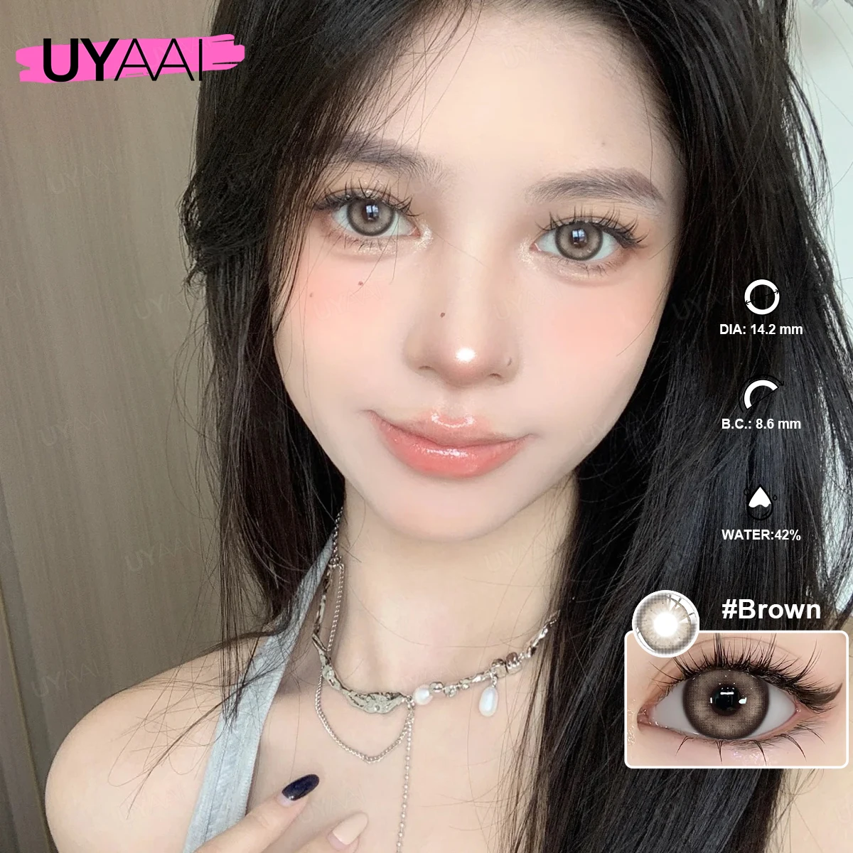 Vibrant Blue & Green Yearly Colored Contact Lenses - Fashion Soft Lens Duo