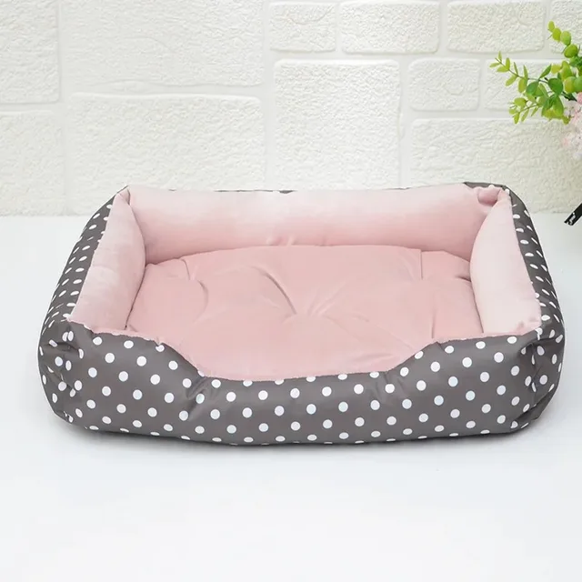 Dog Bed Plush Large Dogs Warm Bedding for Winter Fluffy Accessories Small Breeds Kennel Medium Sofa Pet Supplies Cats Mat Beds 3