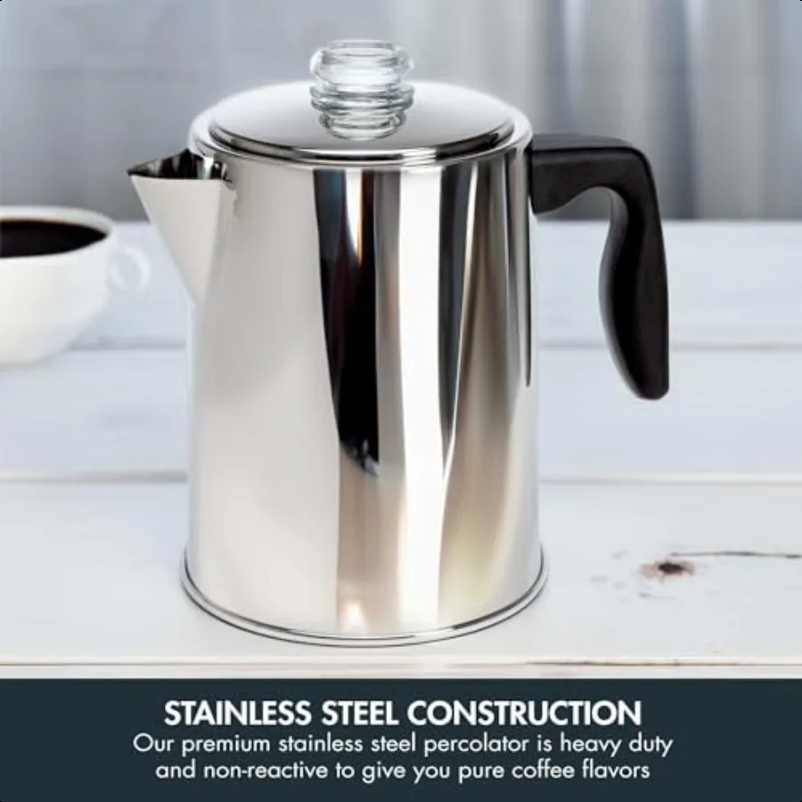 Stainless Steel Coffee Percolator 6