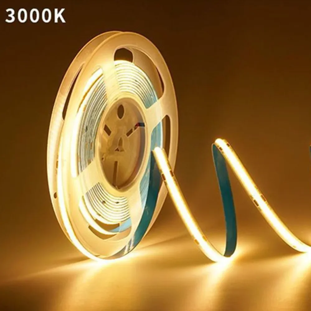 ตัวเลือกสินค้า LED Strip Light ยืดหยุ่น COB สว่างคมชัด 240 LED
