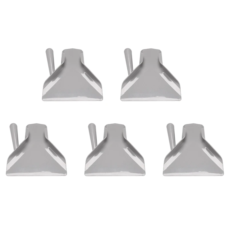 

5X Plastic Chip Scoop French Fries Shovel Loader Chip Packaging Shovel Funnel Popcorn Fast Food Right Handle Retail