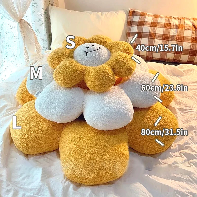 Sunflower Sitting cushion decorative Cushion Pillows Sitting Cushions for Sofa Soft Room Decor Office Back Cushion Gifts 방석 3