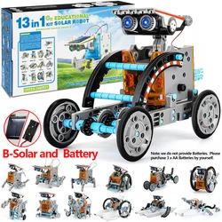 Solar - Powered 13 - in - 1 STEM Educational Robot Kit (B - Solar and  Battery)