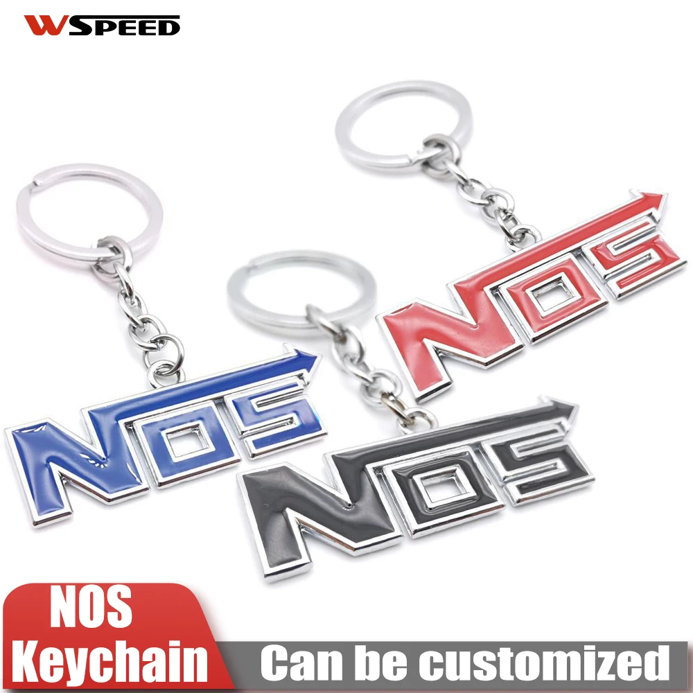 

Metal NOS KeyChain Car Key Ring Holder Car Styling Pendant For Honda Mercedes