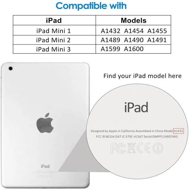 For iPad Mini 1 2 3
