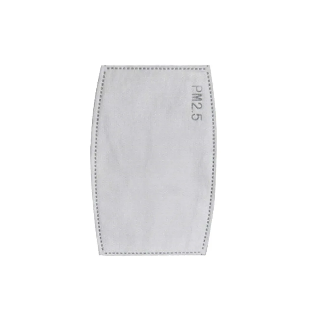 Face Mask Disposable Face Mask Cotton Face Mask 100Pcs Activated Carbon Filter Face Mask Breathing Insert Protective Mouth
