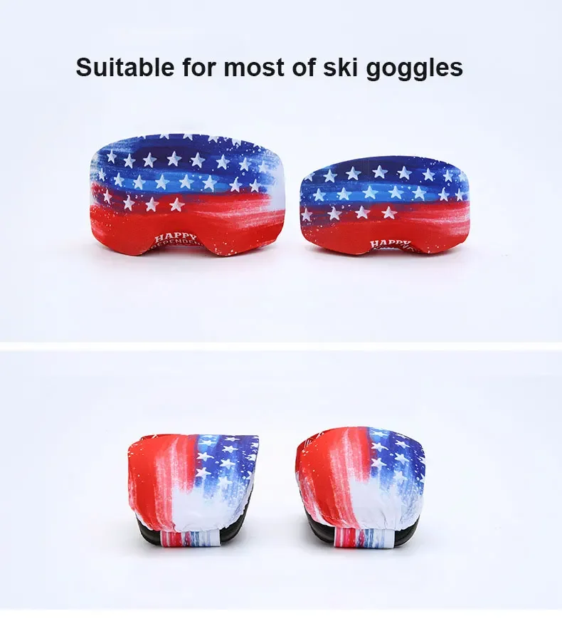 Ski Goggle Cover Scratch-Proof Snowboarding Goggles Protector Stretchy Skiing Eyewear Covers Snow Sport Glasses Protective Gear 6