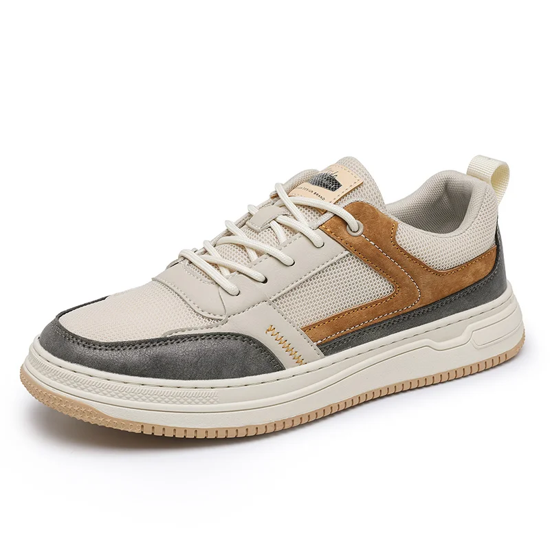 

High End Brand Men's Casual Shoes Wear Resistant Thick Soled Sneakers Fashion Men's Oxford Shoe Outdoor Travel Shoes Breathable