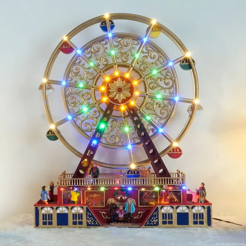 オルゴール Hello Kitty Wooden MusicBox Ferris wheel