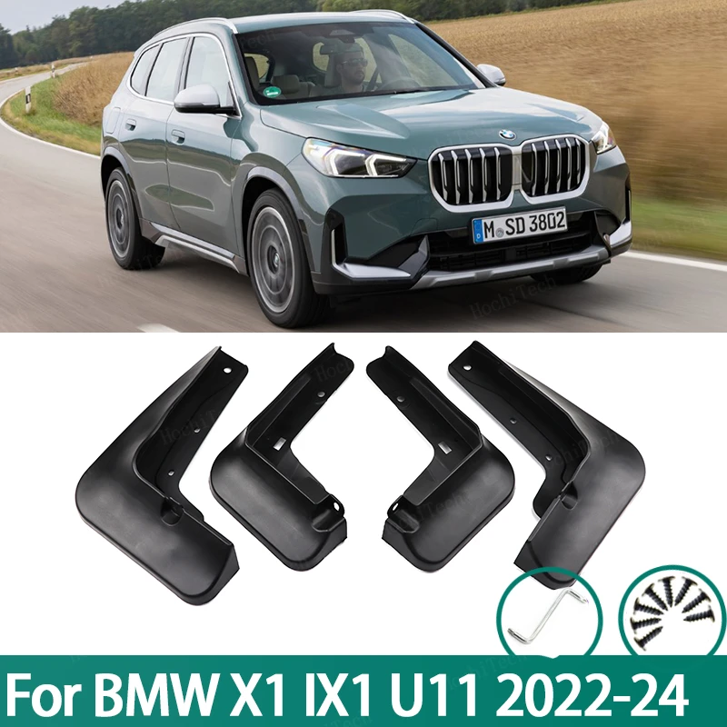 

4pcs Car Mudflaps Mud Flaps Splash Guards Mud Flap Front Rear Fender Protector For BMW X1 IX1 U11 m35I M sport xLine 2022-2024