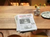1/6 bjd ob11 miniature dollhouse furniture Mini model Single-sided printing newspapers（a set of eight） 4