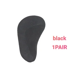 Professional Orthotic Arch Support Silicone Gel Insoles - L (Black)