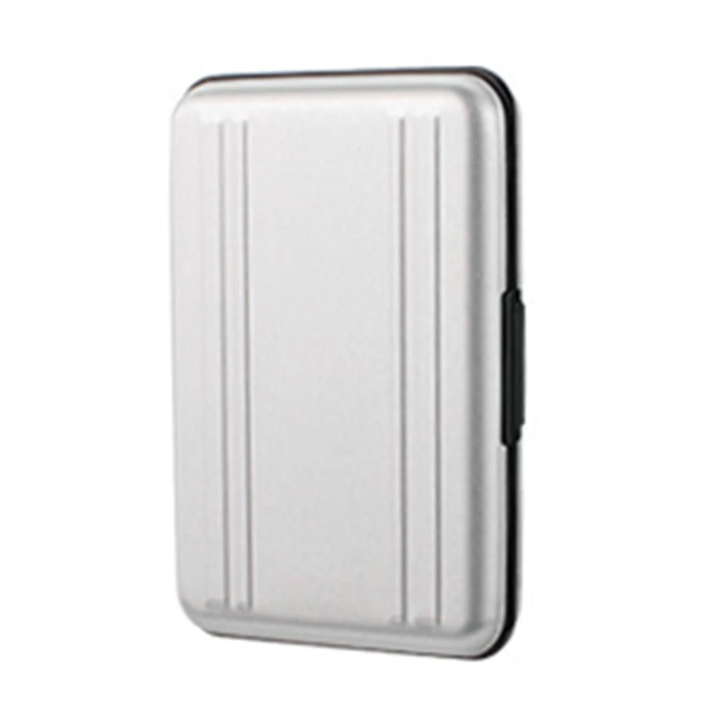 

Holder Aluminium Portable Storage Box With 8 Slots Waterproof Organizer Memory Card Anti Shock