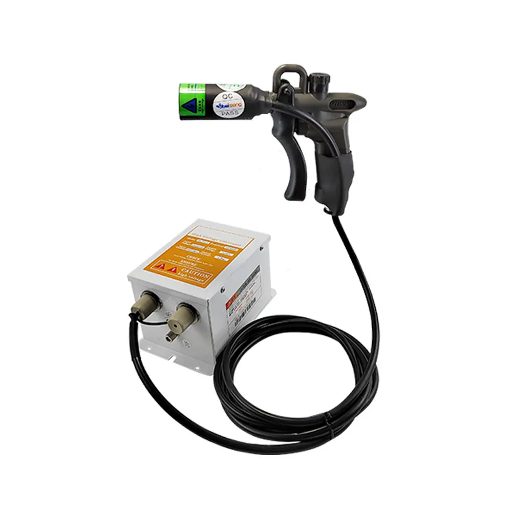 Pistolet à Air Ionisant Antistatique - Élimine électricité Statique Poussière - Pour Industrie électronique - Réglable 5-60s - Alimentation Air Comprimé
